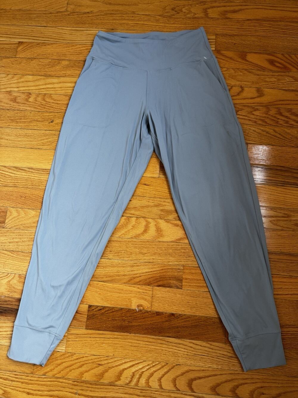 Women’s High Waisted Athletic Leggings Size S Blue Gray